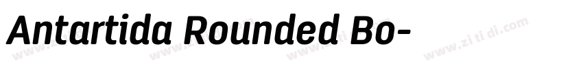 Antartida Rounded Bo字体转换